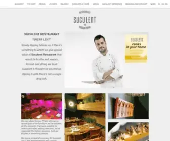 Suculent.com(Restaurant Suculent) Screenshot