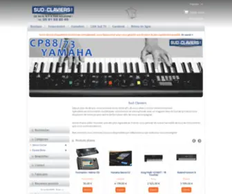 Sud-Claviers.com(Sud Claviers) Screenshot