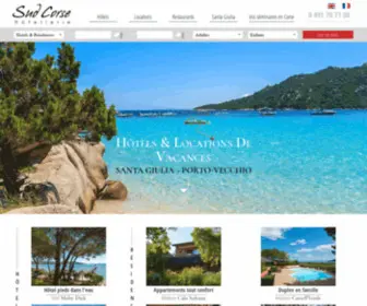 Sud-Corse.com(Sud Corse Hôtellerie) Screenshot