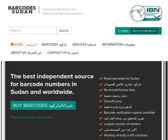 Sudanbarcodes.com(Barcodes Sudan) Screenshot