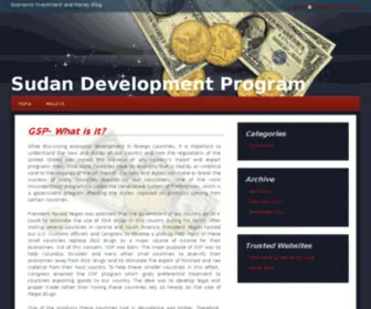 Sudandevelopmentprogram.org(Gulf Conferences) Screenshot