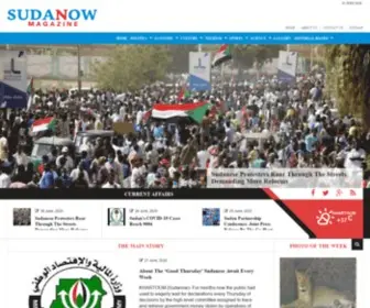 Sudanow-Magazine.net(Sudanow Magazine) Screenshot