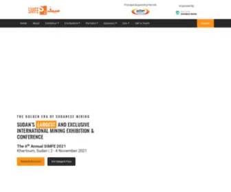 Sudansummit.com(The 6th annual Sudan International Mining Business Forum and Exhibition (SIMFE)) Screenshot
