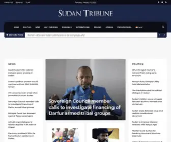 Sudantribune.com(Sudan Tribune) Screenshot