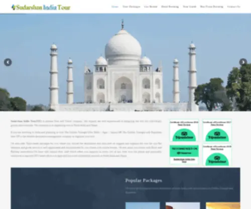 Sudarshanindiatour.com(Sudarshan India Tour) Screenshot