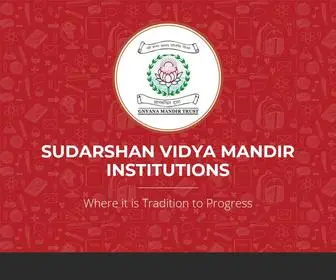 Sudarshanvm.org(Sudarshan Vidya Mandir Institutions) Screenshot
