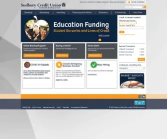 Sudburycu.com(Sudbury Credit Union) Screenshot