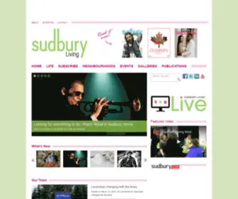 Sudburylivingmagazine.com(Sudbury Living) Screenshot