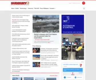 Sudburyminingsolutions.com(Sudbury Mining Solutions Journal) Screenshot