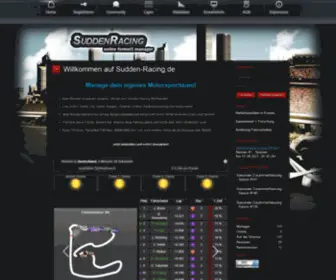 Sudden-Racing.de(Sudden-Racing ist ein kostenloses online Formel 1 Manager Browsergame (Spiel)) Screenshot