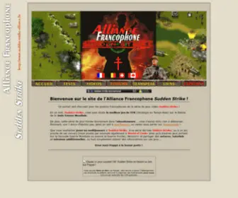 Sudden-Strike-Alliance.fr(Alliance Francophone Sudden Strike) Screenshot