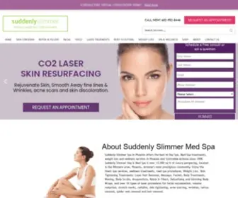 Suddenlyslimmer.com(Suddenly Slimmer Med Spa & Day Spa Phoenix) Screenshot