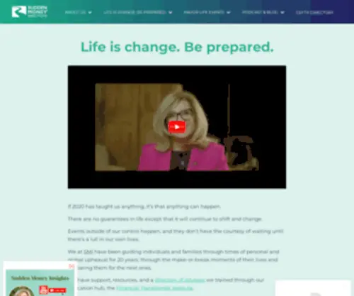 Suddenmoney.net(Financial Transition Planning ExpertsSudden Money) Screenshot