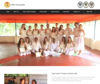 Suddhaanandyogshala.com(Yoga Teacher Training in Kerala) Screenshot