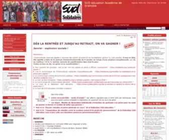 Sudeducationgrenoble.org(éducation) Screenshot