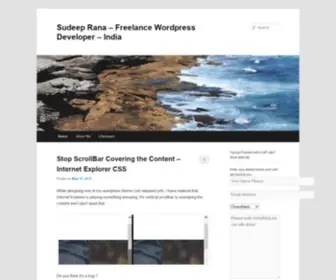 Sudeeprana.com(Freelance Wordpress Developer) Screenshot