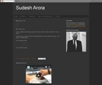 Sudesharora.com(Sudesh Arora) Screenshot