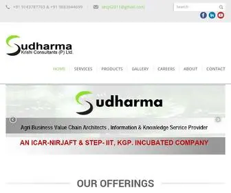 Sudharmakrishi.com(Sudharma Krishi Consulantants) Screenshot