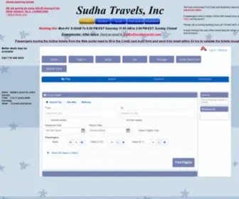 Sudhatravels.com(Sudha Travels Inc) Screenshot