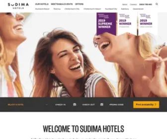 Sudimahotels.com(Accommodation, Conferences, Meeting and Events) Screenshot