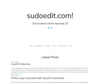 Sudoedit.com(sudoedit) Screenshot