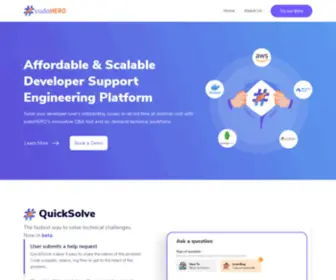 Sudohero.com(Contextual support for technical products) Screenshot