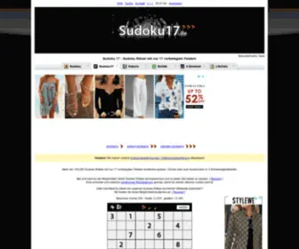 Sudoku17.de(Sudoku) Screenshot