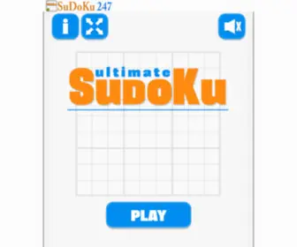 Sudoku247.net(Sudoku 247) Screenshot