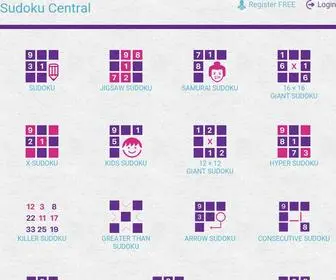 Sudokucentral.co.uk(Sudokucentral) Screenshot