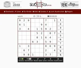 Sudoku.com.de(Spielen Sie Sudoku) Screenshot
