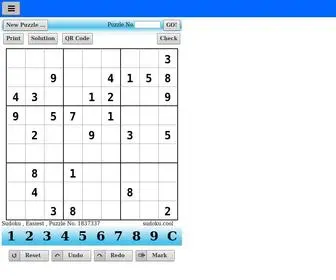 Sudoku.cool(Web Sudoku) Screenshot