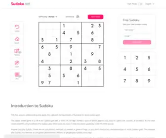 Sudoku.net(Sudoku Games) Screenshot