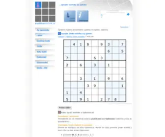 Sudokuonline.si(Sudoku Online) Screenshot