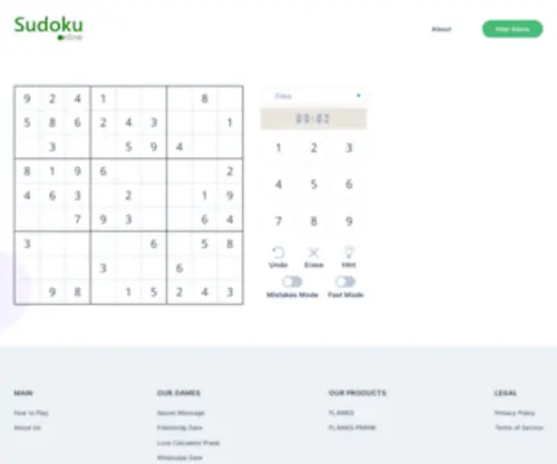 Sudokuonline.xyz(Sudokuonline) Screenshot