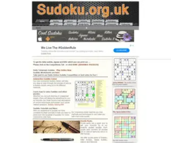 Sudoku.org.uk(Sudoku online) Screenshot