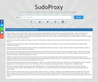Sudoproxy.net(Unblock YouTube Proxy) Screenshot