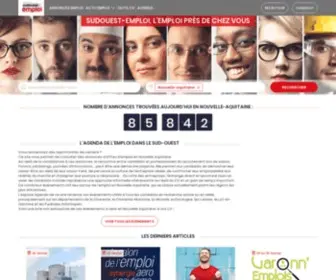 Sudouest-Emploi.com(Découvrez en un clic toutes nos annonces emploi à pourvoir rapidement sur SudOuest) Screenshot