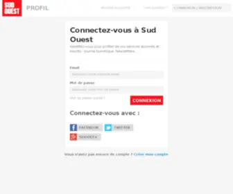 Sudouest.presse.fr(Retrouvez l'actualité du Sud Ouest en direct et toutes les informations régionales) Screenshot