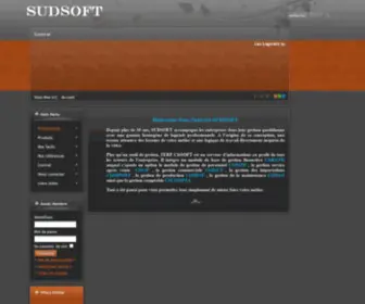 Sudsoft.tn(Bienvenue sur SudSoft) Screenshot