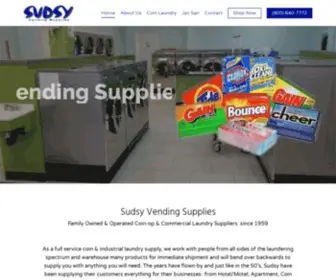 Sudsy.com(Sudsy Vending Supplies has been serving the industry since the 1950's and) Screenshot