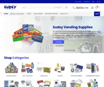 Sudsyonline.com(Sudsy Vending Supplies) Screenshot