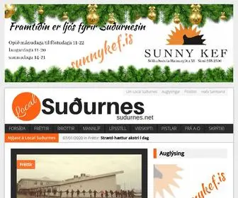 Sudurnes.net(Forsíða) Screenshot