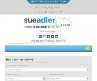 Sueadler.com(Millburn and Short Hills Homes For Sale) Screenshot
