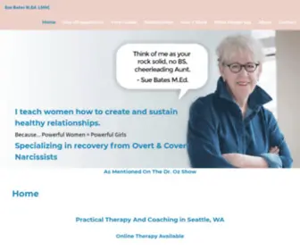 Suebates.com(Sue Bates) Screenshot