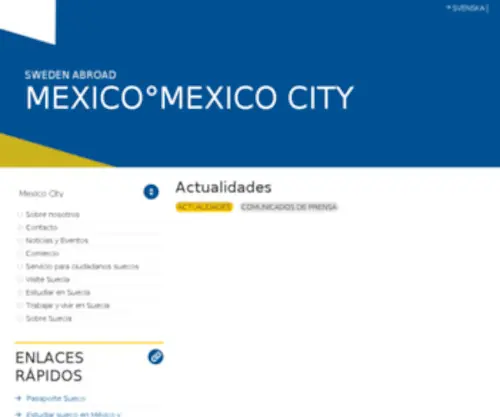 Suecia.com.mx(Mexico City) Screenshot