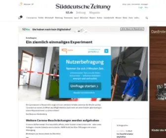 Sueddeutsche.com(Aktuelle Nachrichten und Kommentare) Screenshot
