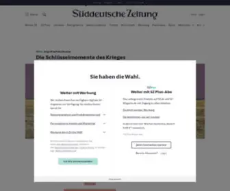 Sueddeutsche.de(Aktuelle Nachrichten und Kommentare) Screenshot