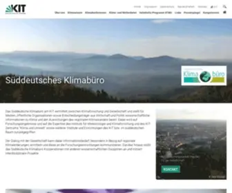 Sueddeutsches-Klimabuero.de(Süddeutsches Klimabüro am KIT) Screenshot