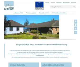 Suederholz.de(Süderholz) Screenshot