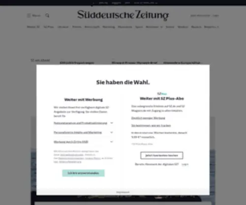 Suedeutsche.de(Aktuelle Nachrichten und Kommentare) Screenshot